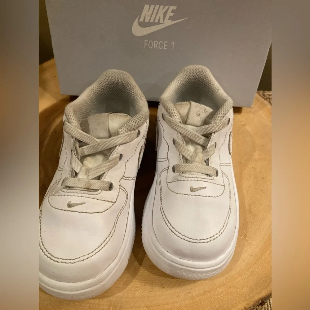 Nike‎ Air Force 1 Sneaker white toddler 8c Low Top kids toddler No Box
